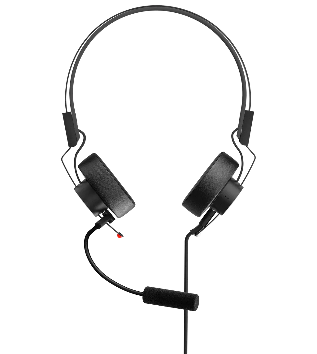 Dj headphones with discount mic